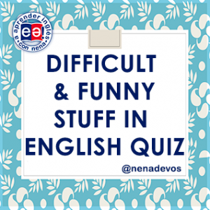 Difficult Things in English