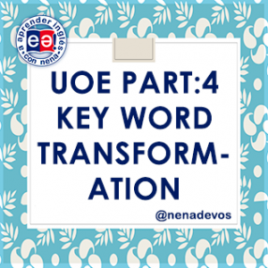 Key Word transformation (exams)