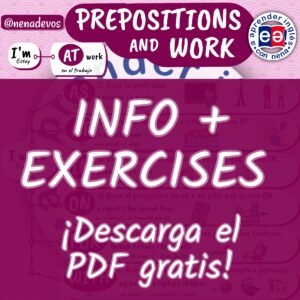 Prepositions with WORK